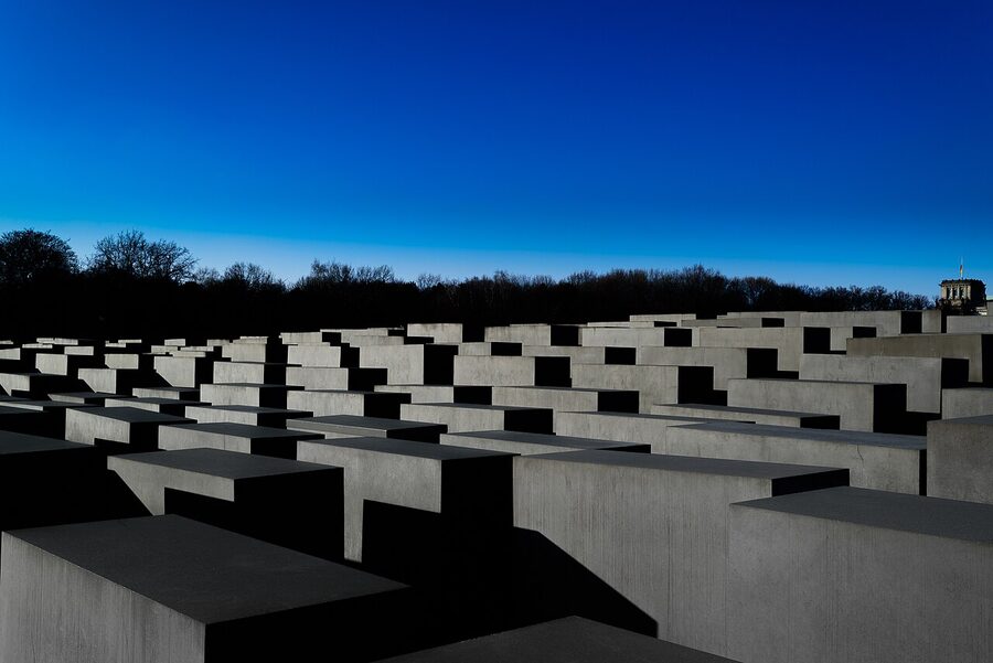 Holocaust Memorial Berlin concrete blocks