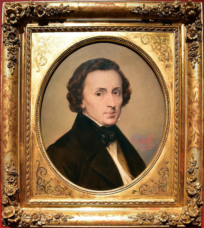 Chopin portrait at Czartoryski Museum Krakow