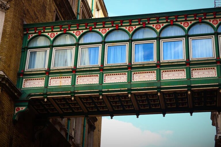 The ornate Victorian interior of Leadenhall Market in the City of London