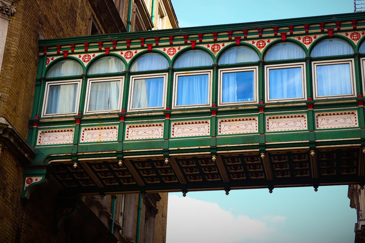 The ornate Victorian interior of Leadenhall Market in the City of London