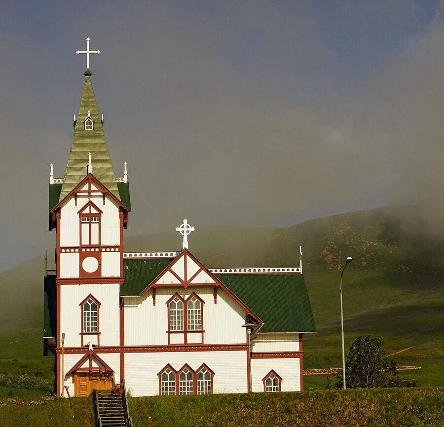 Húsavík church Iceland
