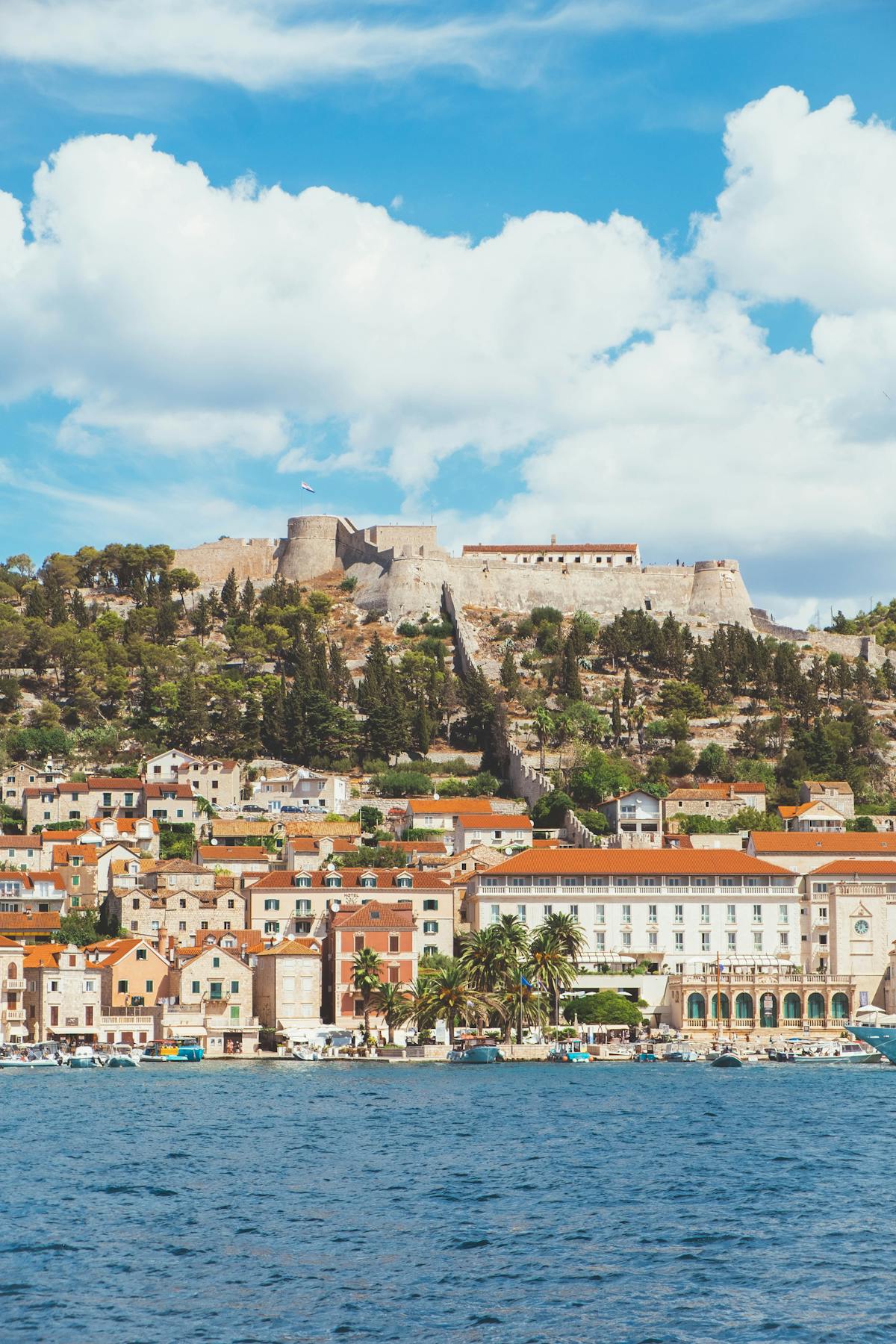 Fortress above Hvar town on the Adriatic Sea