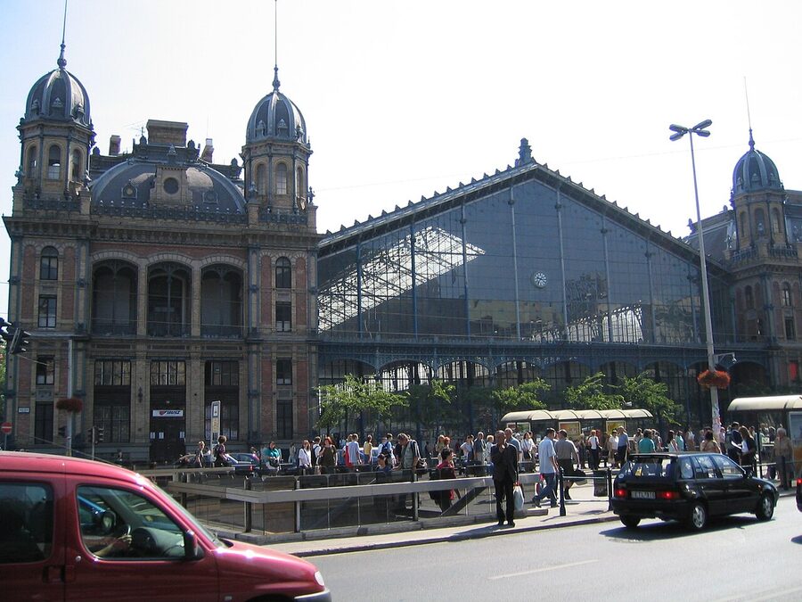 Budapest Nyugati Railway Station exterior