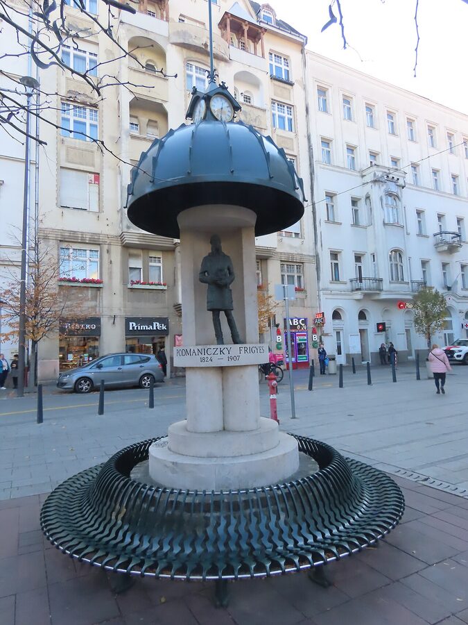 The Frigyes Podmaniczky Memorial in Budapest