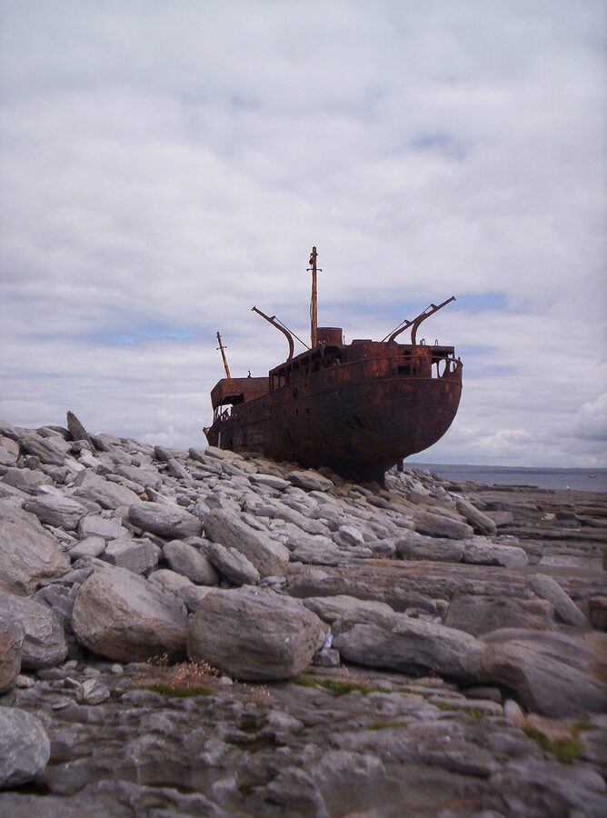 Plassey shipwreck Inisheer Aran Islands