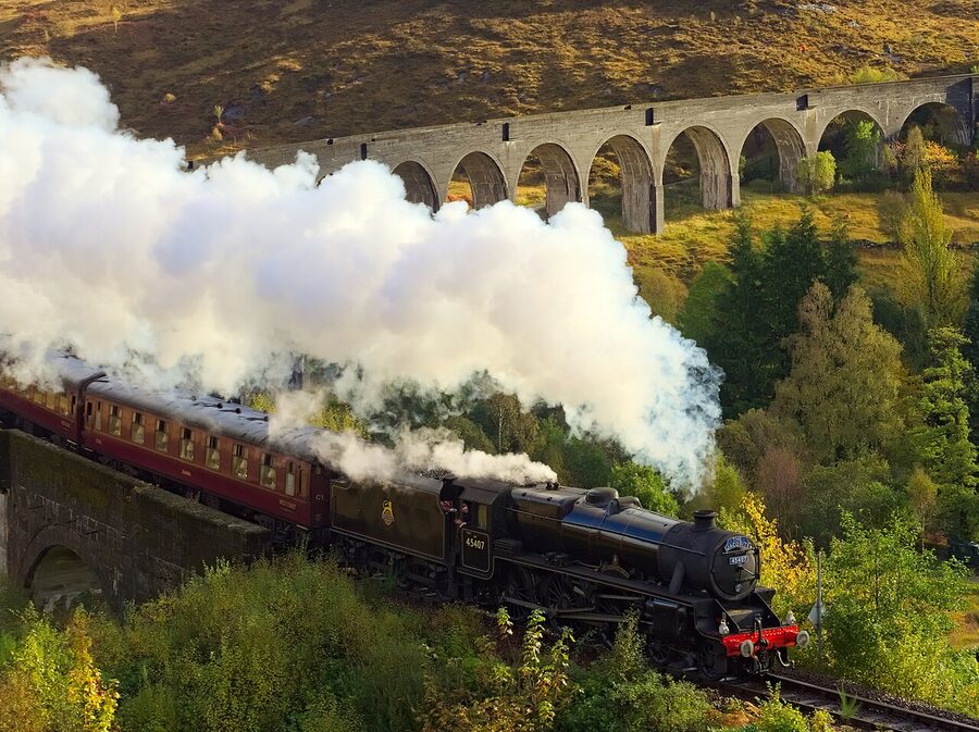 Jacobite on Glenfinnan Viaduct