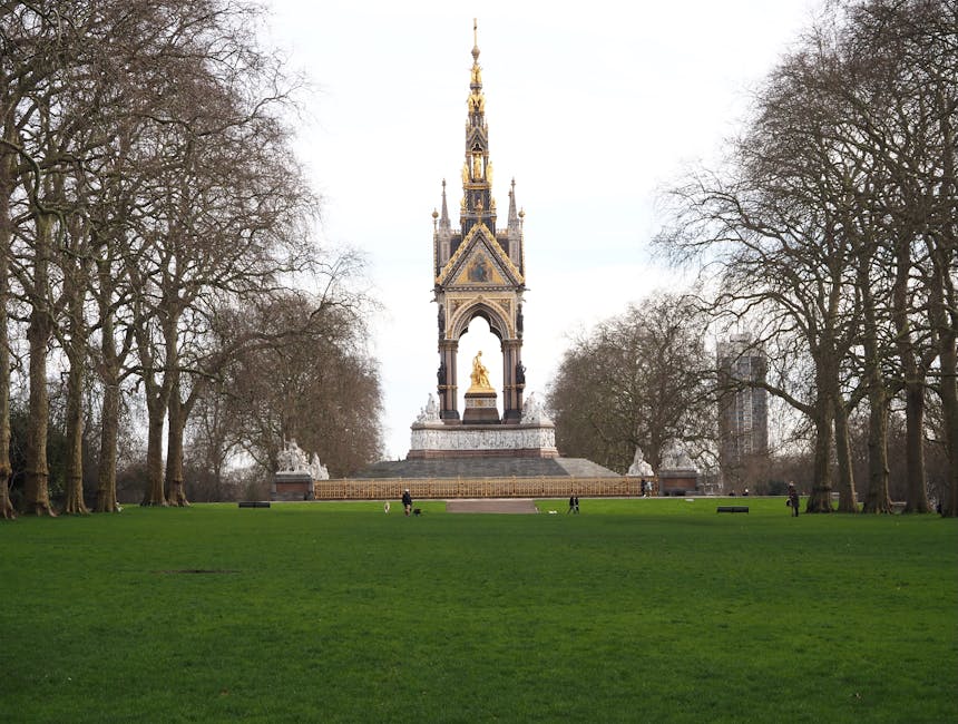 Albert Memorial gilded gold Kensington
