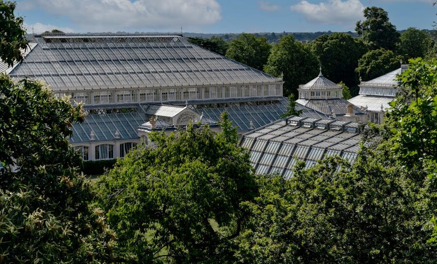 Kew glass conservatories greenery
