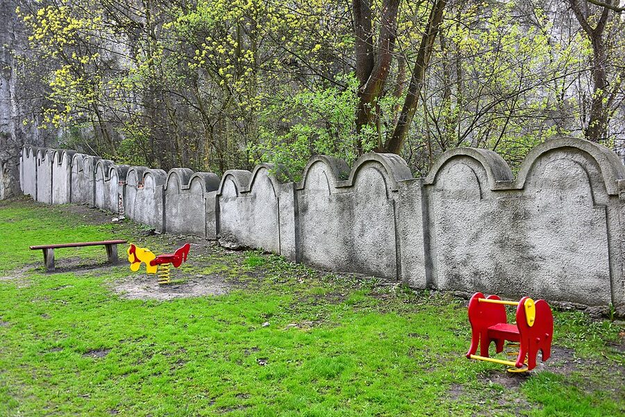 Krakow Ghetto wall Podgorze