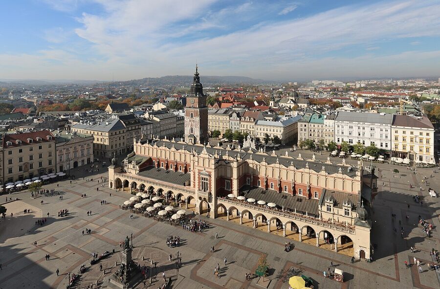Krakow Cloth Hall on the Main Market Square
