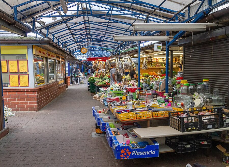 Stary Kleparz market square in Krakow