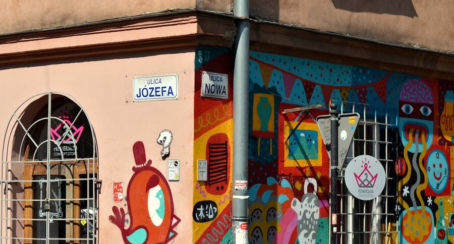 Jozefa Street Kazimierz street art Krakow