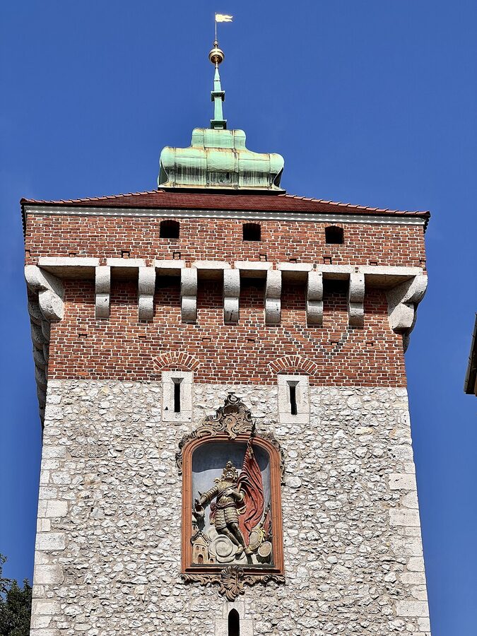St Florians Gate Krakow daytime
