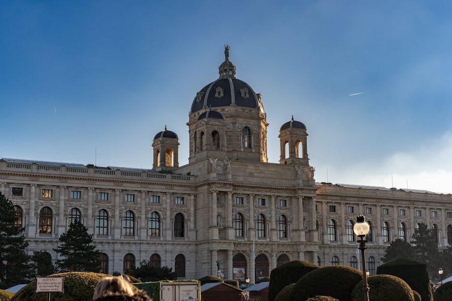 Kunsthistorisches Museum Vienna sunset