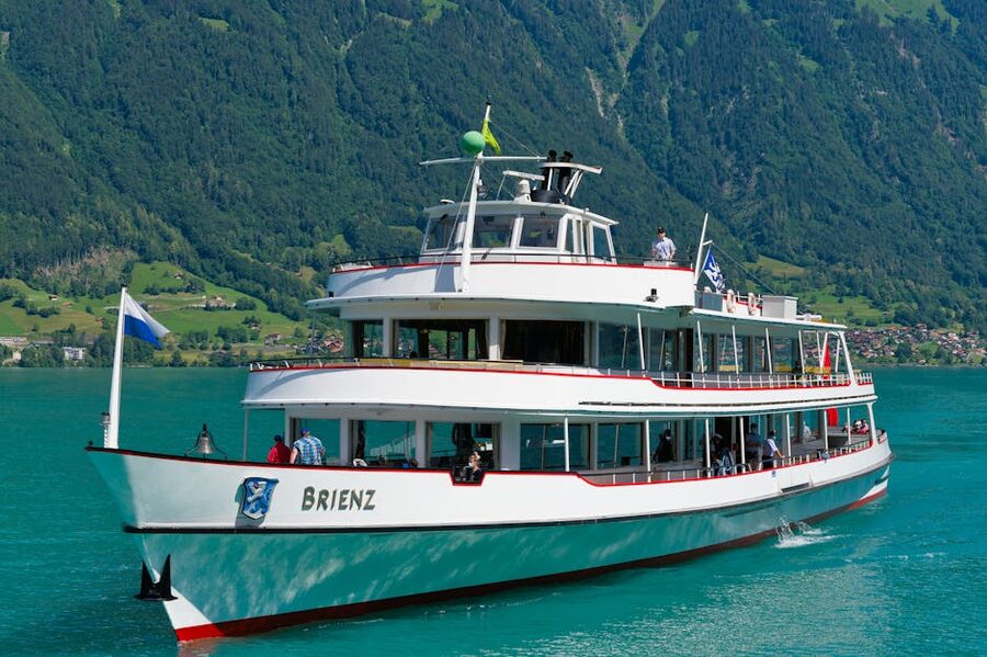 Cruise on Lake Brienz amidst Swiss mountains
