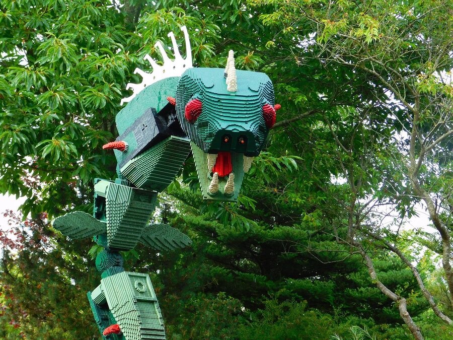 LEGOLAND Billund LEGO dragon model