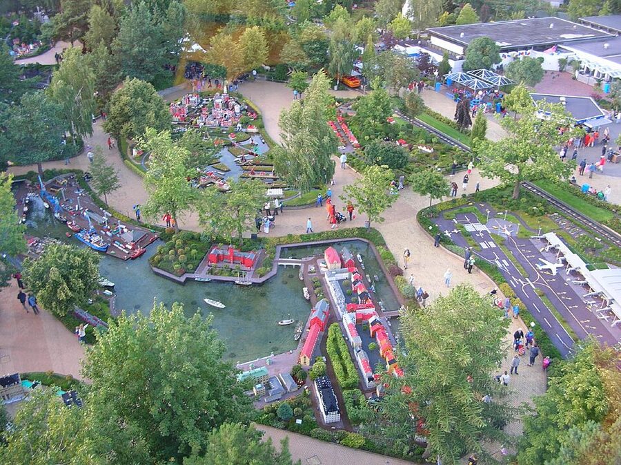 Miniland LEGO building detail Billund