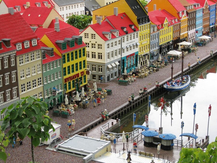 Nyhavn Copenhagen LEGO replica at Miniland
