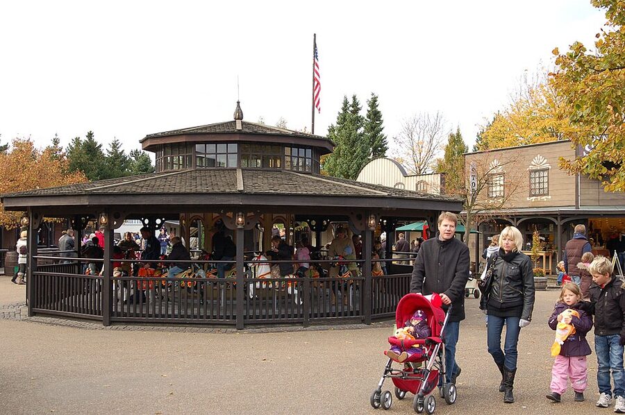 LEGOLAND Billund park aerial view