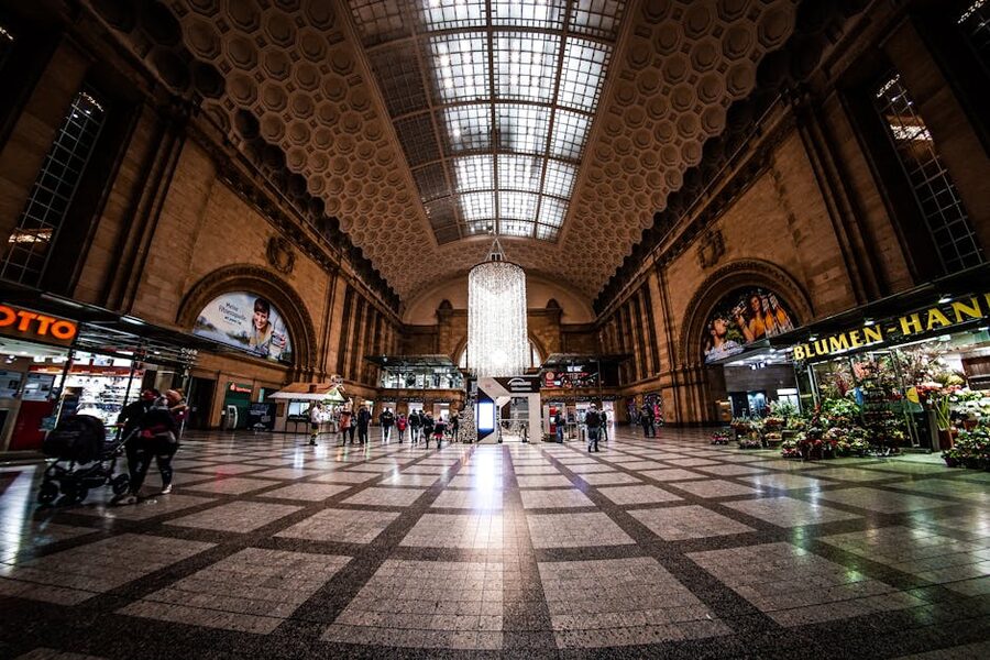Leipzig Hauptbahnhof interior