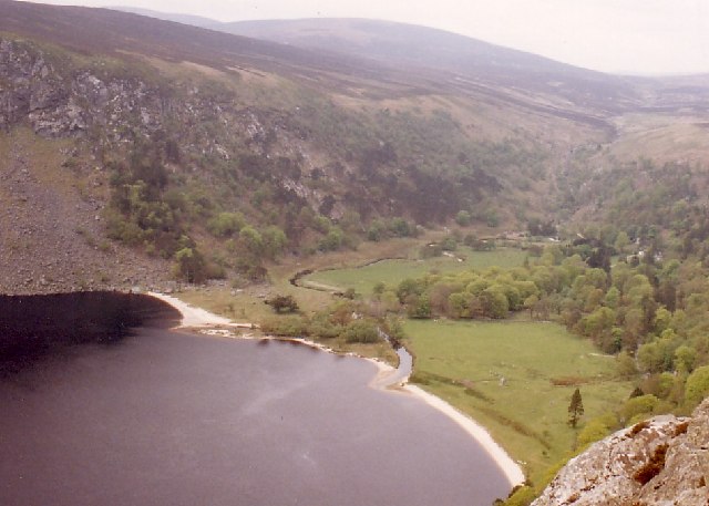 Lough Tay Guinness Lake Wicklow Mountains