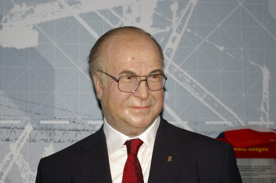 Wax figure of Helmut Kohl