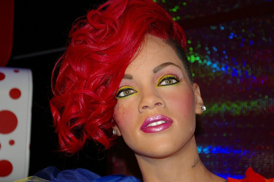 Wax figure of Rihanna