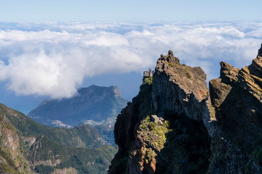 Madeira volcanic cliffs
