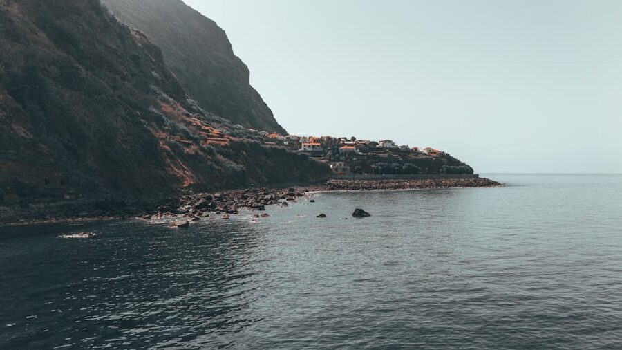 Madeira winding mountain road