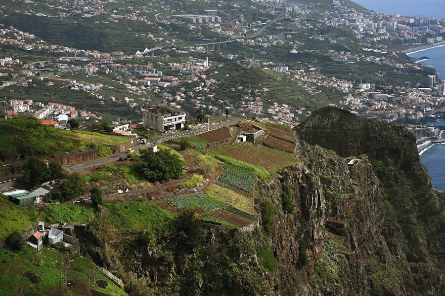 Madeira rocky trail scenery