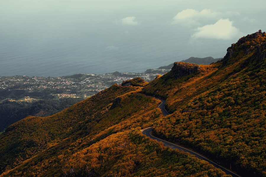 Madeira historic mountain road