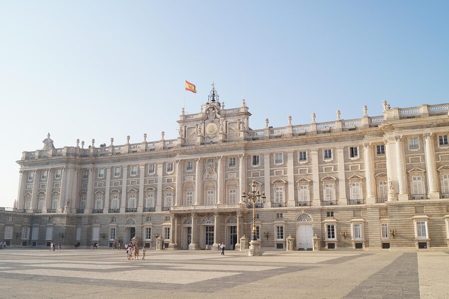 Royal Palace of Madrid grand facade
