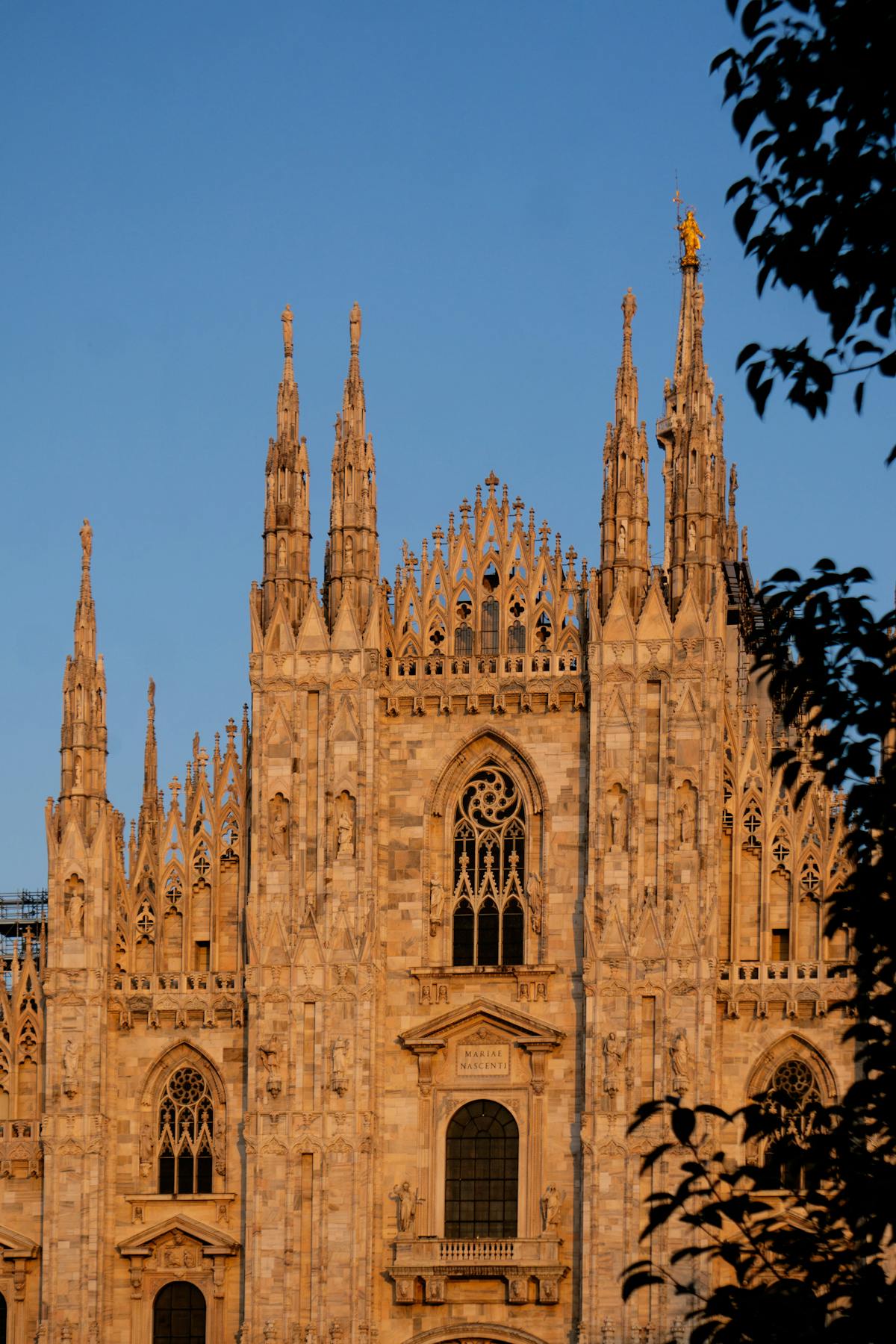 Panoramic view of Milan cityscape