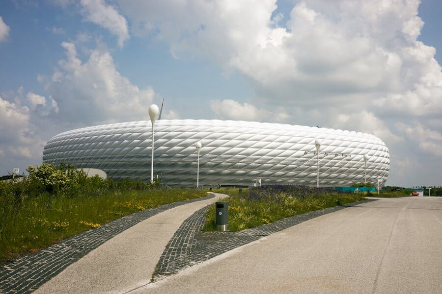 Modern German stadium architecture