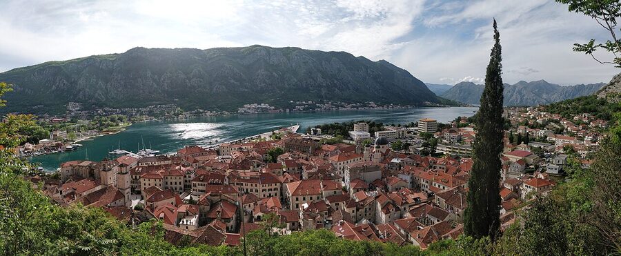 Kotor old town narrow stone streets Montenegro