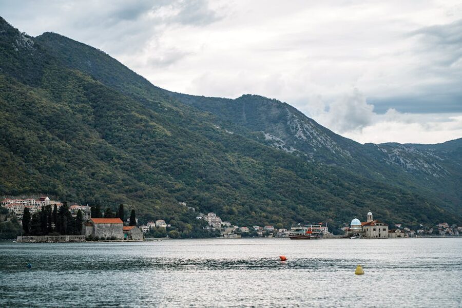 Perast Bay of Kotor Montenegro landscape