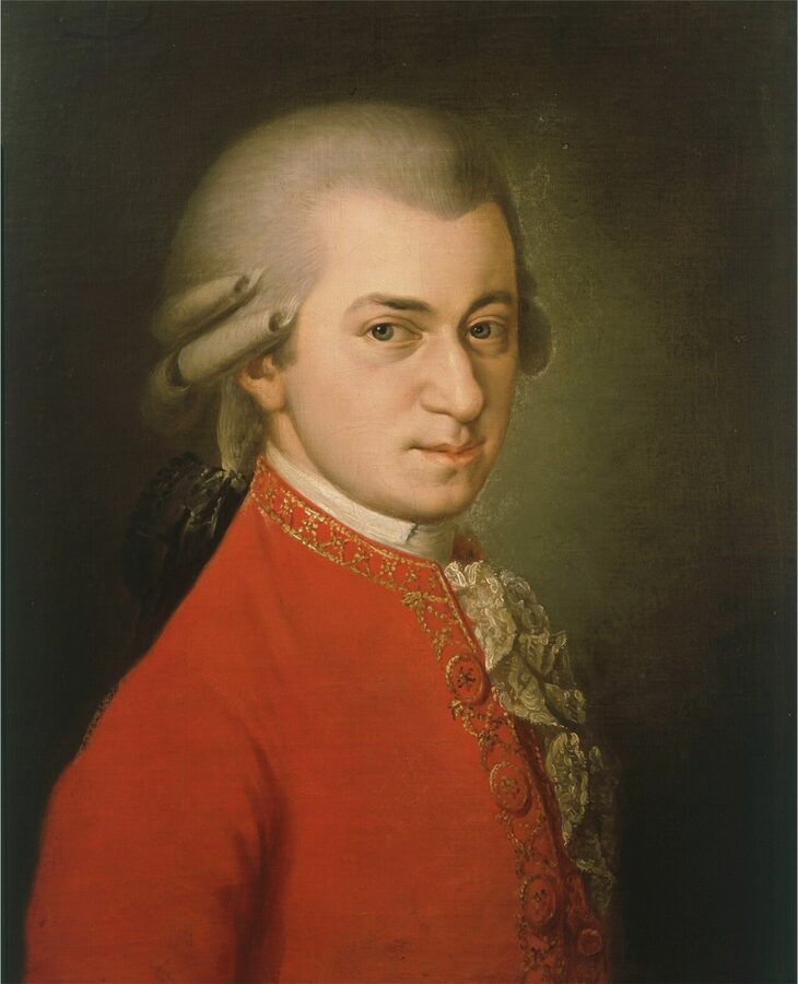 Mozart portrait by Barbara Krafft 1819