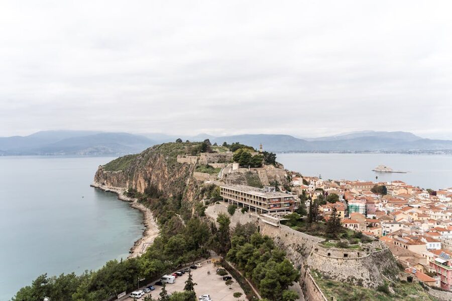 Acronauplia Fortress Nafplio coastline
