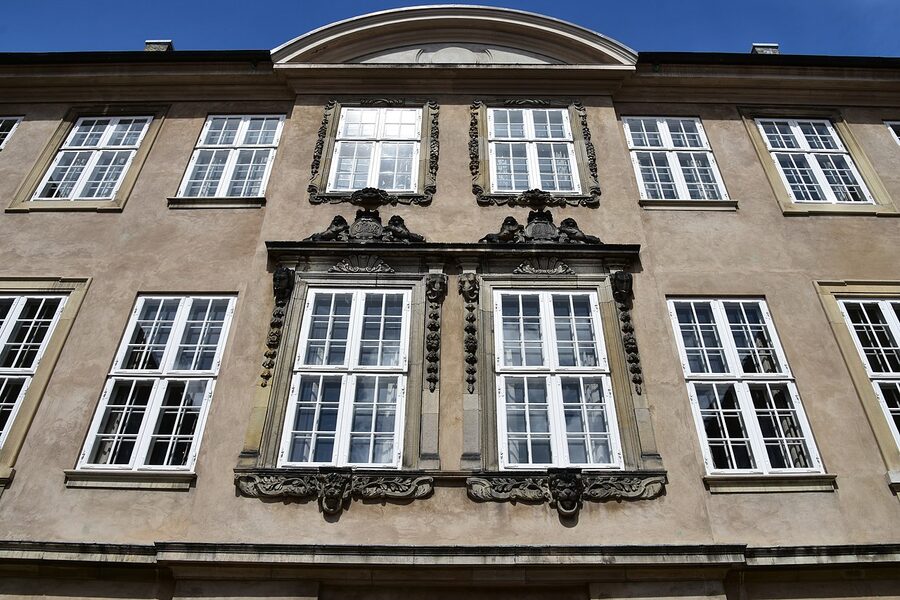 National Museum of Denmark display cases