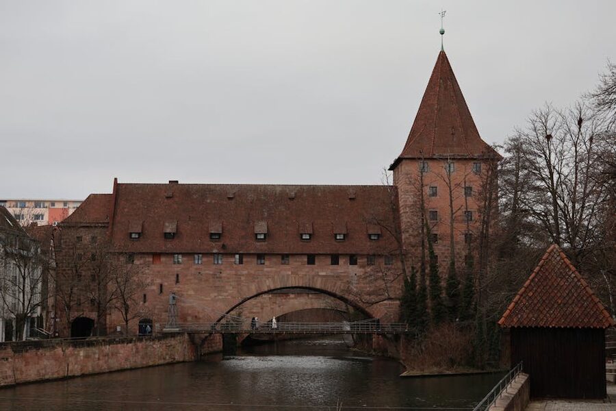Nuremberg medieval Pegnitz river