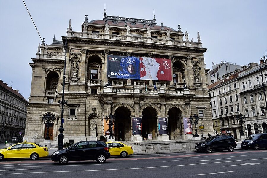 Front elevation Hungarian State Opera House Budapest