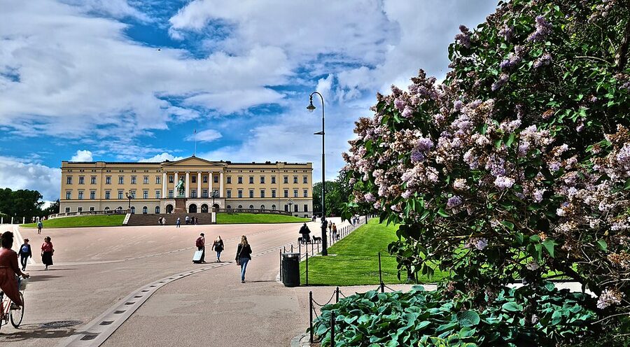 Royal Palace Slottet Oslo Norway