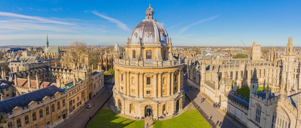 The Radcliffe Camera building in Oxford with its distinctive dome