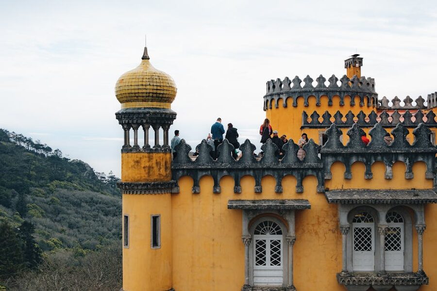 Pena Palace yellow towers