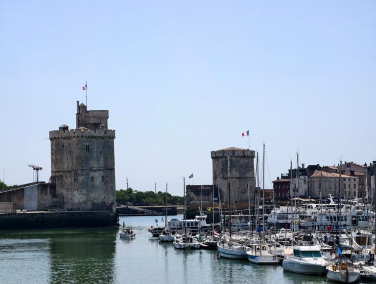 La Rochelle harbour with the Tour Saint-Nicolas and Tour de la Chaine towers