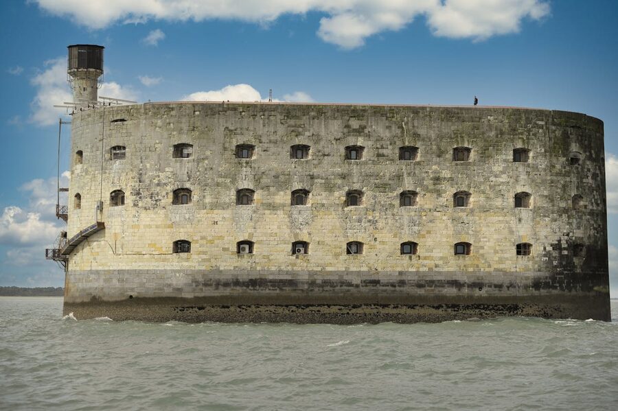 Fort Boyard historic sea fortress in Charente-Maritime coastal waters
