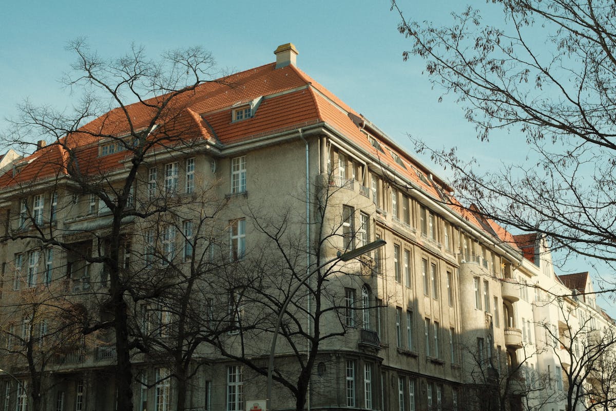 Historic rooftops in central Berlin