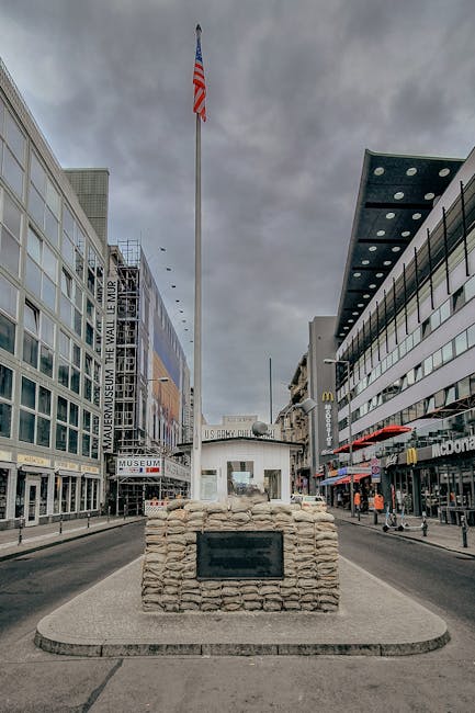Checkpoint Charlie historical site in Berlin