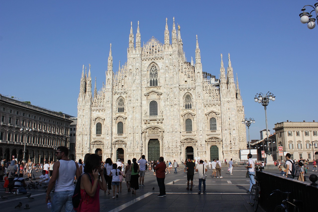 Piazza del Duomo square in Milan