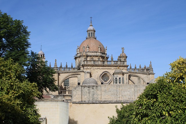 Cathedral of Jerez de la Frontera with historic architecture